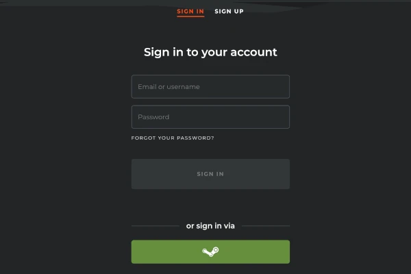 Zaloguj się przez Steam